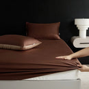 Ljojo Luxury Cotton Fitted Sheet for Hot Sleepers - Moisture-Wicking Mattress Cover
