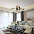 Ljojo LED Pendant Light Glass Hanging Chandelier for Living Dining Room Bedroom Decor