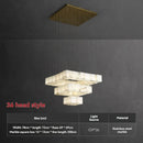 Natural Marble Pendant Light Luxury Villa Living Room Dining Staircase Hall Chandelier - Ljojo
