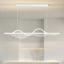 Ljojo Restaurant Pendant Light Modern Creative Long Strip Lamp Bedroom Dining Bar Lighting