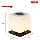 E27 LED Solar Light Energy Pillar for Fence Wall Outdoor Lighting by Ljojo