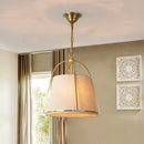 Ljojo Luxury Fabric LED Chandelier for Home Lighting