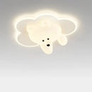 Cloud Ceiling Light Cream LED Round Fixture Kids Bedroom Study Hanging Ljojo