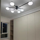 Italian Minimalist Glass Decorative Ceiling Light Ljojo Creamy Pebble Modern Bedroom Hardware Lamp