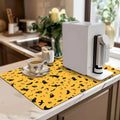 Halloween Bat Ghost Silhouette Drying Mat - Ljojo Kitchen Table Decor