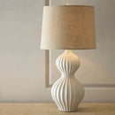Ceramic Table Lamps White for Living Room Bedroom by Ljojo