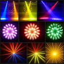Ljojo™ 230W Beam Moving Head Light: 17 Gobos, 14 Colors, 16 Prisms