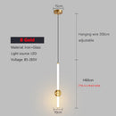 Ljojo Long Line Black/Gold Pendant Light for Bedroom and Living Room Wall Decor