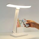 Ljojo LED Desk Lamp 3 Levels Dimmable Touch Night Light USB Rechargeable Foldable Table Lamp