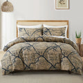 Leaf Plant Duvet Set, Boho Quilt Cover, Home Bedding by Ljojo