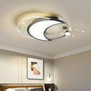 LED Ceiling Lamp Modern Nordic Moon Design Remote Control Light Fixture Ljojo