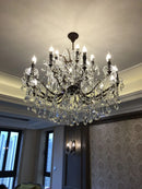 European Crystal Chandelier E14 Retro Loft Living Room Candle Lighting by Ljojo