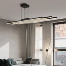 Aluminum Ceiling Chandelier LED Lighting Fixture for Living Room Kitchen Dining Island by Ljojo