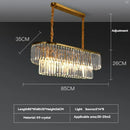 Ljojo Luxury Gold Crystal Chandelier for Living Room Villa Kitchen Decor