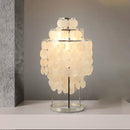 Ljojo Luxury Shell Chandelier: Mediterranean Sea Pendant Light Home Restaurant Bar