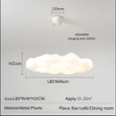 Ljojo Modern Acrylic Cloud Shape Chandelier for Living Room Bedroom Decor