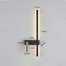 Ljojo LED Swing Spotlight Wall Lamp Adjustable for Bedside Reading or Living Room Sconce