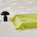 Ljojo Luxury Lyocell Flat Sheet, Smooth Silky Grey Bed Sheet for Cooling & Breathable Summer Sleep
