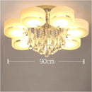 LED Ceiling Light Modern Crystal Warm Atmosphere for Living Room | Ljojo