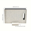 Ljojo Marble-Patterned Double-Sided Chopping Board Set with Stand