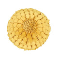 Ljojo 3D Sunflower Velvet Cushion Cover: Handmade Small Daisy Flower Throw Pillow