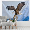 Eagle Sunset Sky Full Wall Tapestry Psychedelic Cloth Rug Home Decor Hanging - Ljojo