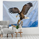 Eagle Sunset Sky Full Wall Tapestry Psychedelic Cloth Rug Home Decor Hanging - Ljojo