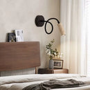 LED Wall Light Fixture Pull Chain Switch Yellow Travertine Bedside Light Wandlampen by Ljojo