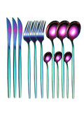 Ljojo 12pc Stainless Steel Cutlery Set - Knife, Fork, Spoon