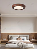 Ljojo LED Study Lamp Walnut Ceiling Light