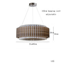 Luxury Crystal Ceiling Chandelier LED - Dimmable Nordic Light Fixture for Modern Room Decoration