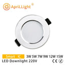 Ljojo™ LED Downlight Indoor Spot Lighting 3W-15W Round Recessed Lamp 220V Kitchen Bedroom
