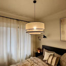Ljojo Fabric LED Pendant Lights Minimalist Hanging Lamps Home Decor Island Restaurant