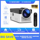 Ljojo™ Magcubic Ultra Short Throw Projector 900 ANSI 8K Electronic Focus WiFi6 Voice