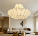 Modern Minimalist Retro Rattan Pumpkin LED Pendant Lights Chandeliers for Home Decoration by Ljojo