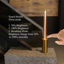 Ljojo LED Glass Table Lamp Night Light for Bedroom Study and Bedside