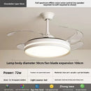 Smart Invisible Ceiling Fan Lamp Strong Wind Chandelier for Kitchen Living Room by Ljojo