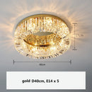 Modern Crystal Ceiling Lamp - Restaurant Led Lighting - Piano-key Style - Living Room Decor by Ljojo