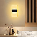 Ljojo LED Wall Lamp | Motion Sensor Switch | Acrylic Night Light for Bedroom