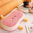 Ljojo Memory Cotton Pillow: Dorm Sleep Pillow Neck Support Office Nap Pillow