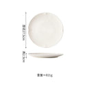 Ljojo Matte Striped Ceramic Plate Set for Molecular Cuisine Tableware