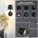Ljojo LED Touch Wall Lamp Stepless Dimming Modern Indoor Lighting for Bedrooms Stairway