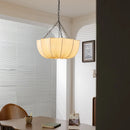 Nordic Minimalist Wabi Sabi Fabric Pendant Lamp Chandelier for Living Room by Ljojo