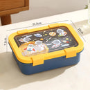 Ljojo 1250ML Cartoon Lunch Box & Soup Bowl Set