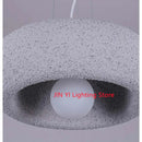 Ljojo LED Resin Pendant Light Modern Dining Living Room Decor G9 Lamp Head Home Decor