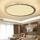 LED Crystal Ceiling Lamp Modern Round Design for Living Room Bedroom Stylish Home by Ljojo