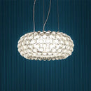 Ljojo Modern Acrylic LED Chandelier in Transparent Gold for Indoor Lighting