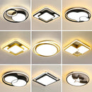 Ljojo LED Ceiling Light: Modern Minimalist Bedroom Chandelier for Living Room, Children's Room