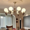 French Nickel Led Chandelier Living Room Wabi Sabi Wood Pendant Lights European Home Decor Hanging Lamp Luminarias Lighting - Ljojo