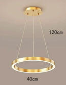 Pendant Light Fixture Modern Minimalist Circular Ring Design by Ljojo